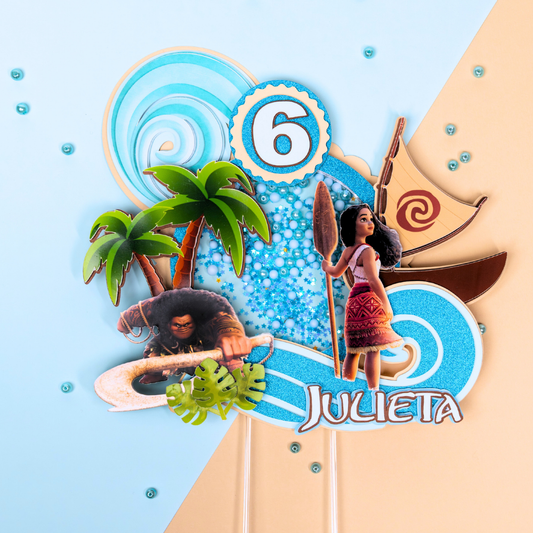 Topo de Bolo Vaiana / Moana