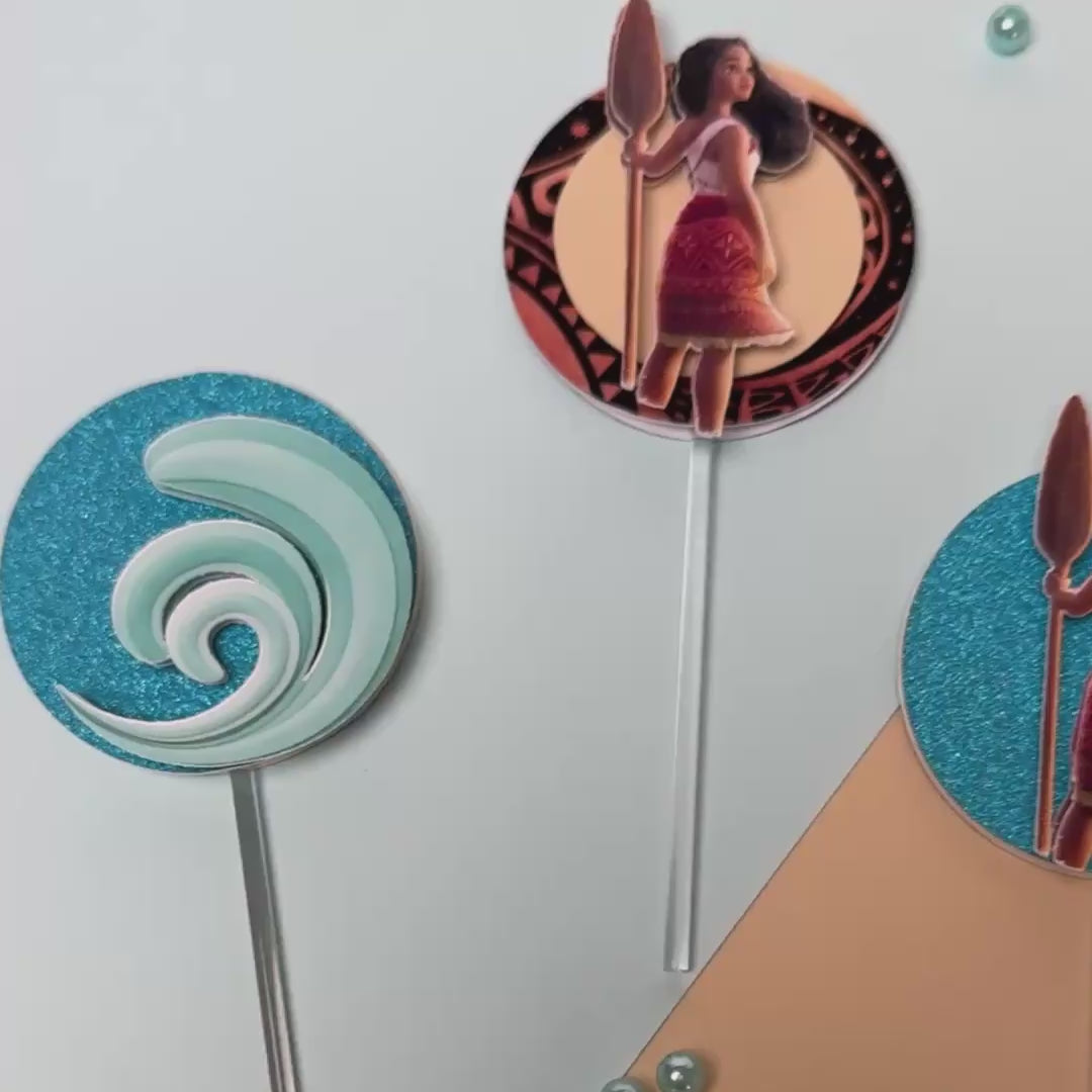 Cupcake Toppers Vaiana / Moana
